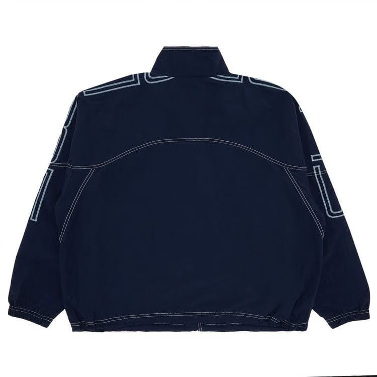 Supreme Spellout Embroidered Track Jacket Navy