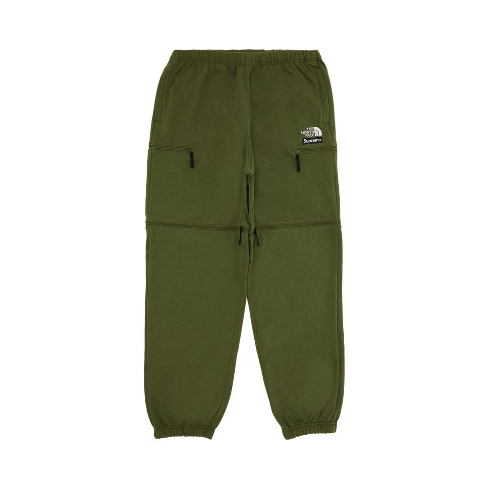 Supreme x The North Face Convertible Sweatpant Olive