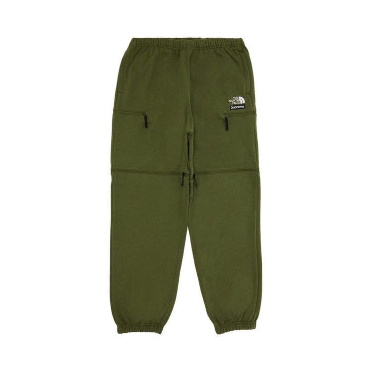 Supreme x The North Face Convertible Sweatpant Olive