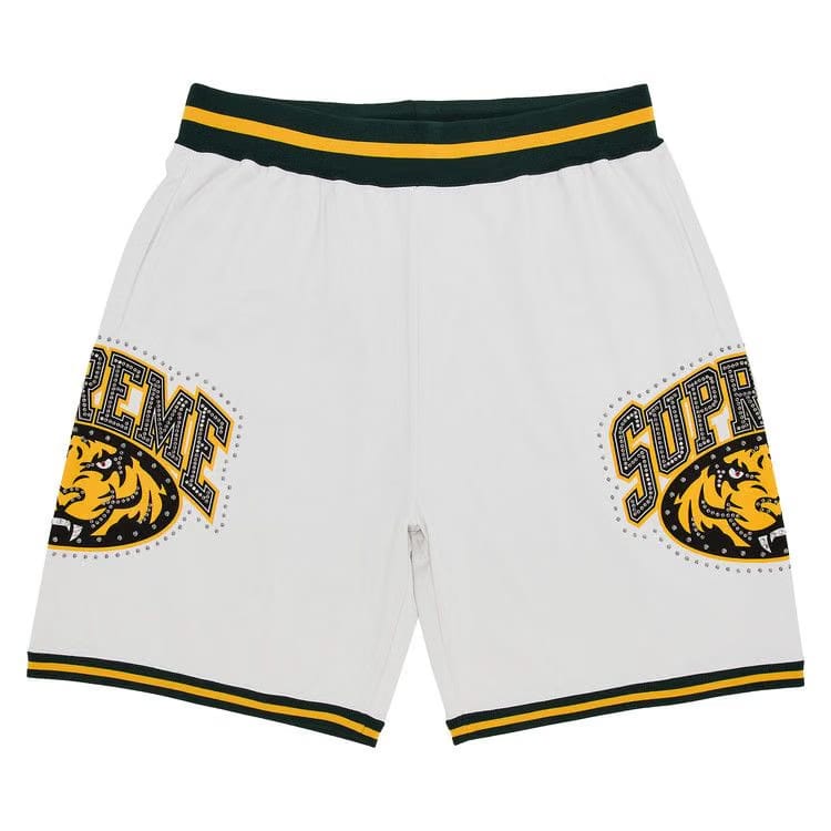 Supreme Studded Basketball Shorts White