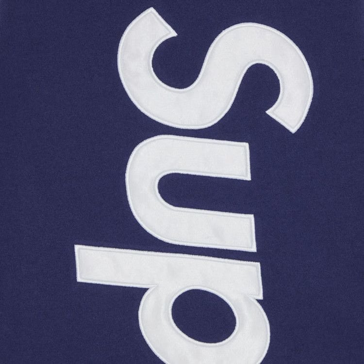 Supreme Satin Appliqué Sweatpant Washed Navy