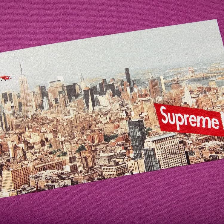 Supreme Aerial Crewneck Bright Purple