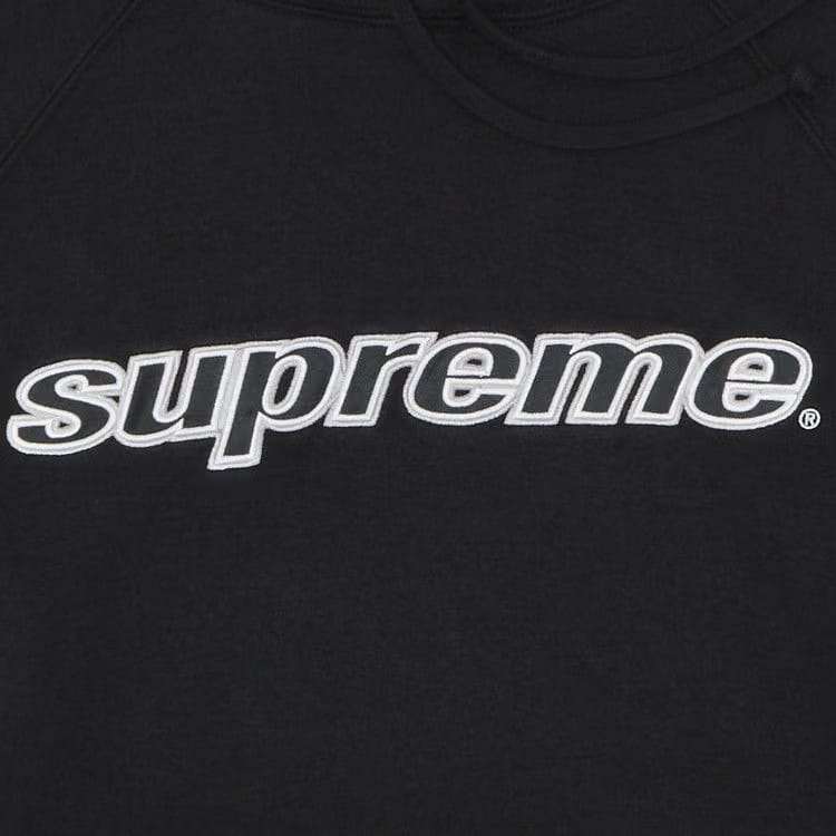 Supreme Division Hoodie Black