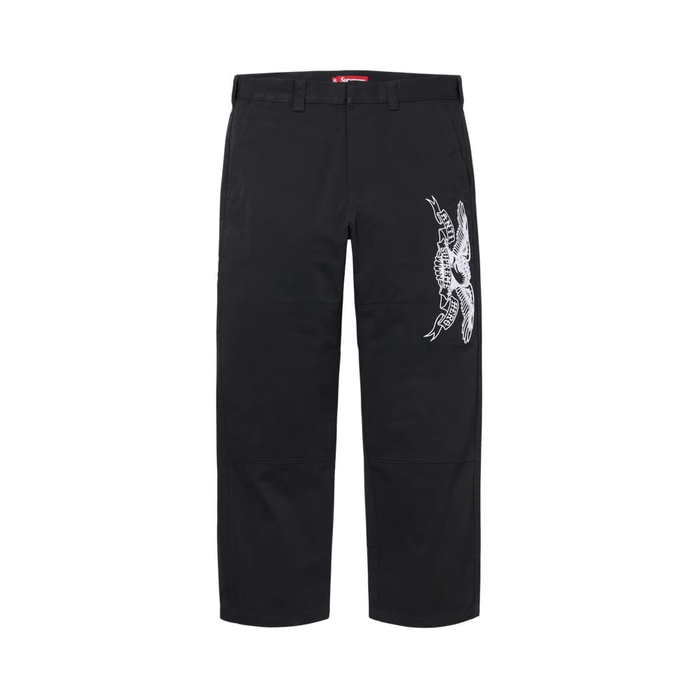 Supreme x Antihero Work Pant Black
