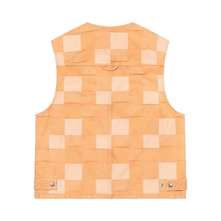 Supreme Patched Denim Vest Rust