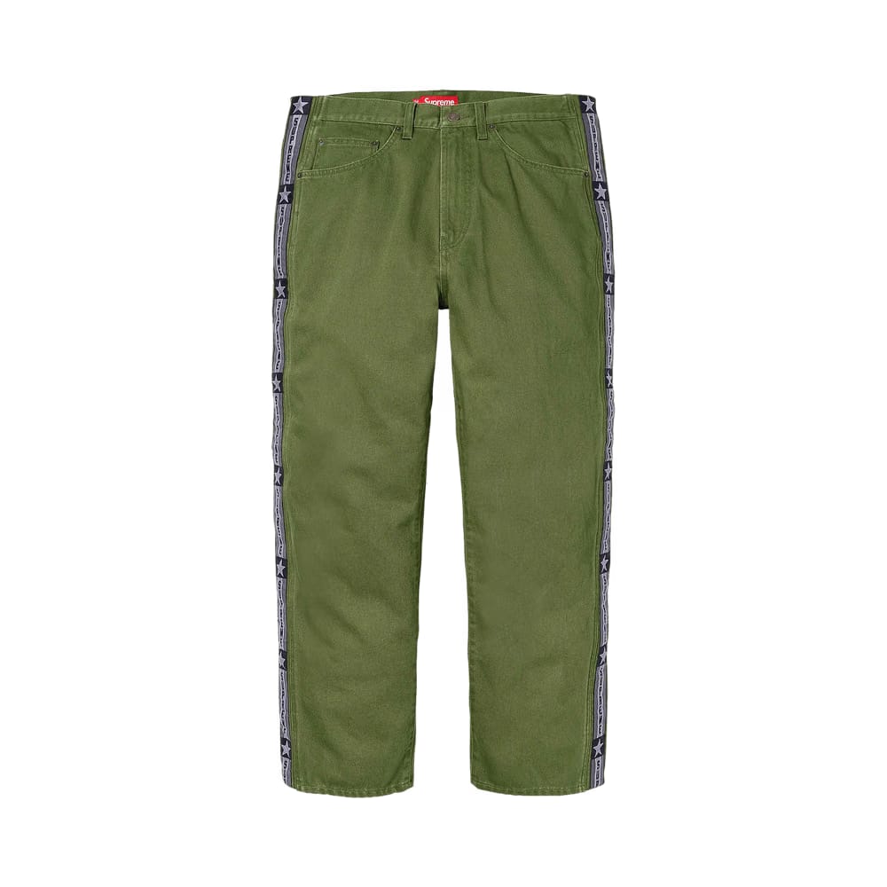 Supreme Snap-Off Baggy Jean Olive