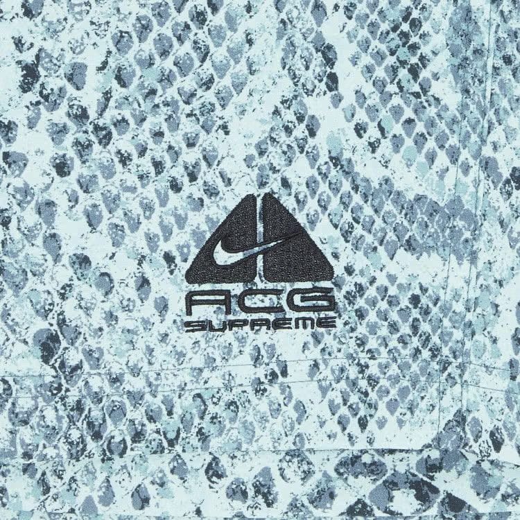 Supreme x Nike ACG Nylon Trail Shorts Mint Snakeskin