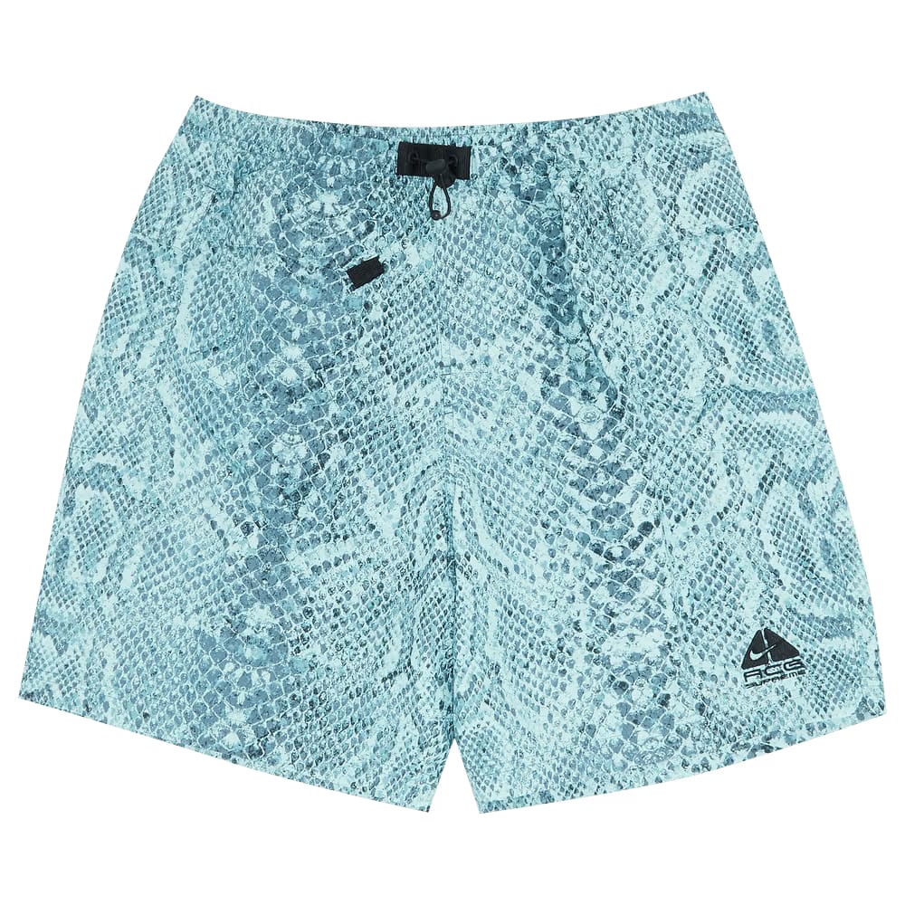 Supreme x Nike ACG Nylon Trail Shorts Mint Snakeskin