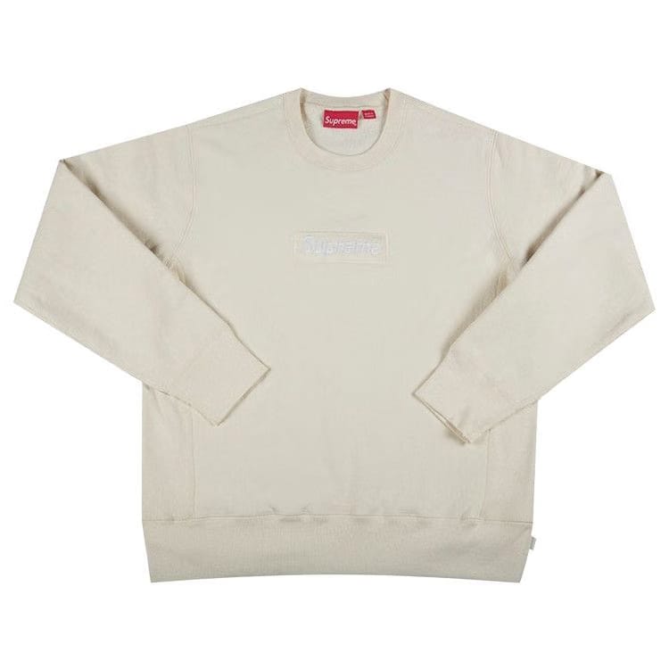 Supreme Box Logo Crewneck Natural