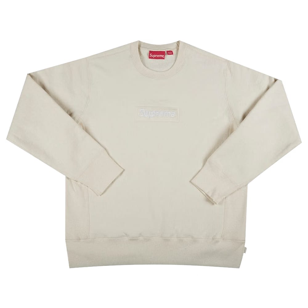Supreme Box Logo Crewneck Natural