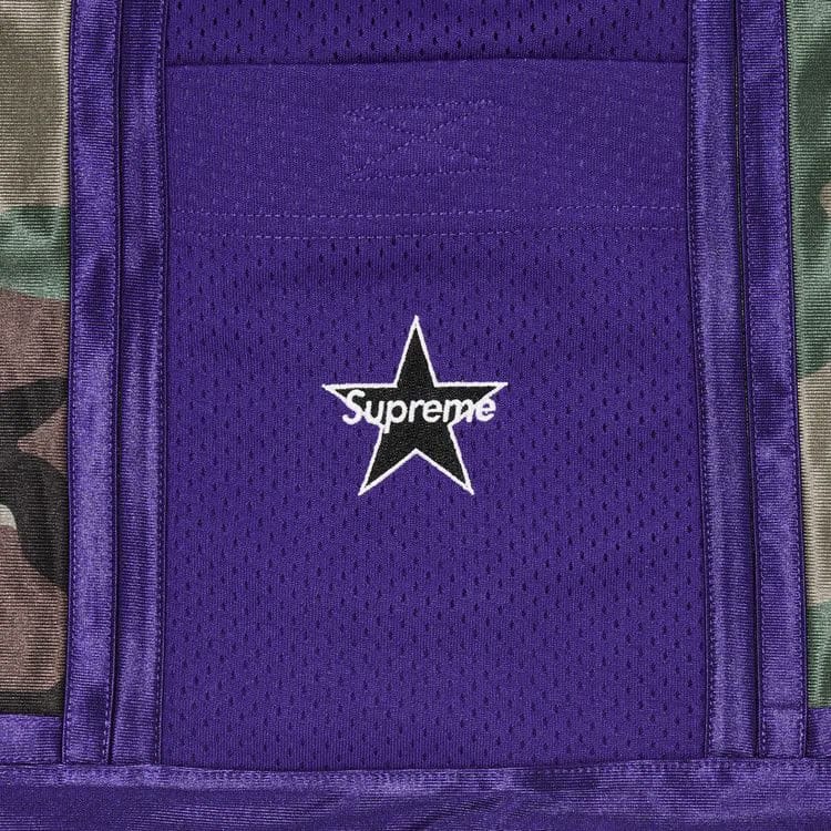 Supreme Side Pocket Basketball Shorts Woodland Camo