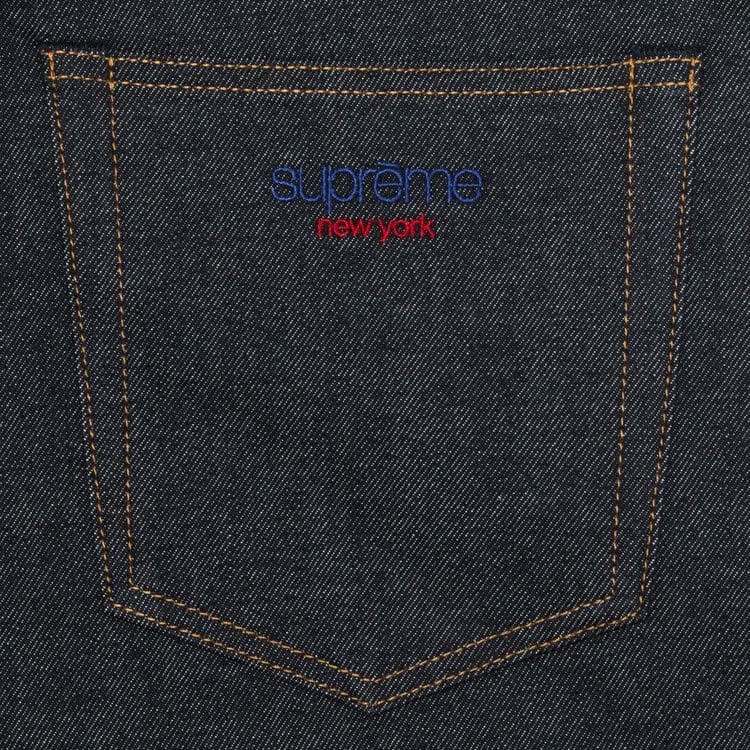 Supreme Rigid Baggy Selvedge Jean Indigo