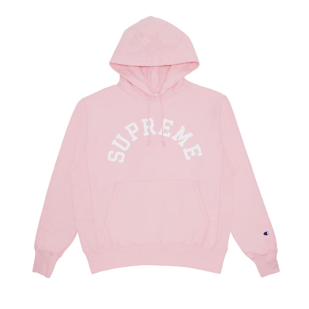 Supreme Champion Hoodie Pink