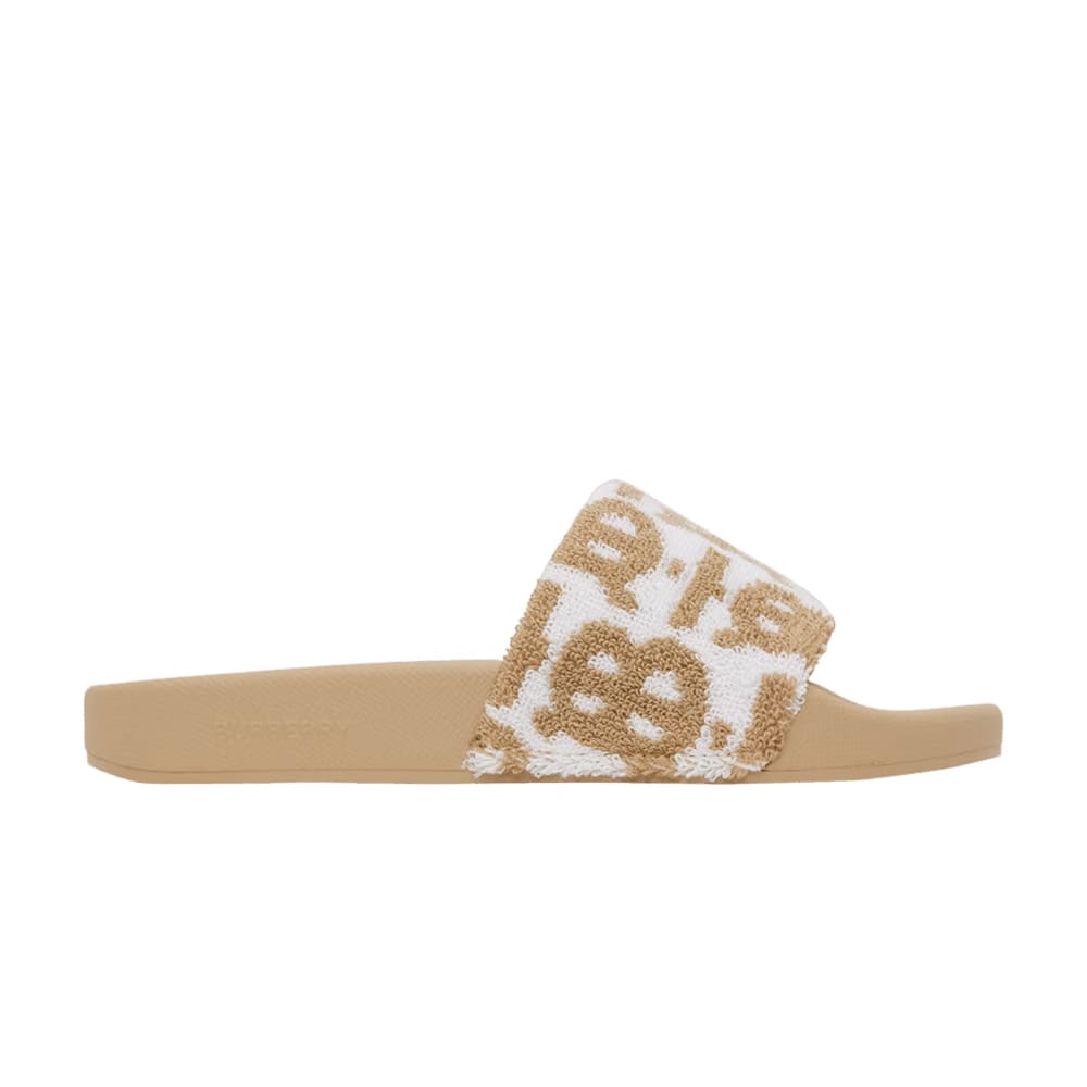 Burberry Wmns Furley Slide 'Monogram - Beige'