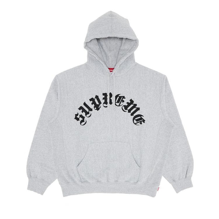 Supreme Printed Arc Hoodie Heather Grey