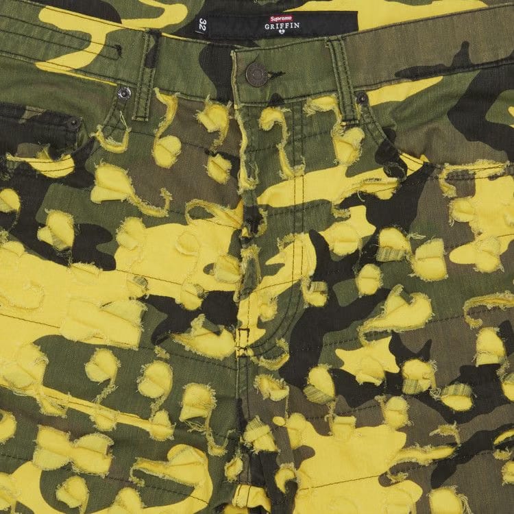 Supreme x Griffin 5-Pocket Jean Yellow Camo