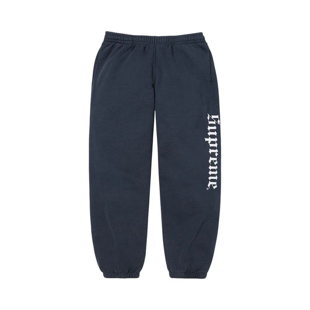 Supreme Washed Old English Sweatpant Navy