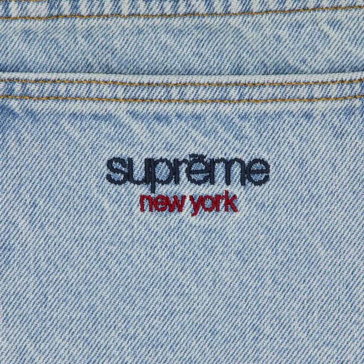 Supreme Baggy Denim Shorts Light Washed Indigo