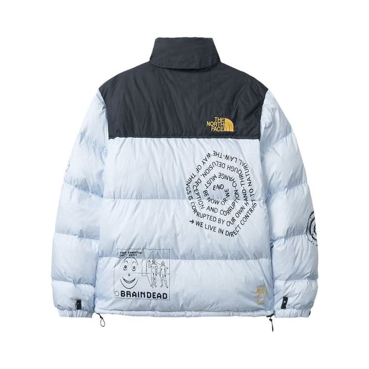 Brain Dead X The North Face RETRO Nuptse Jacket Cashmere Blue