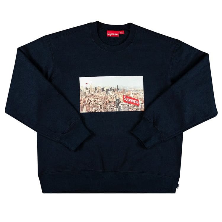 Supreme Aerial Crewneck Navy