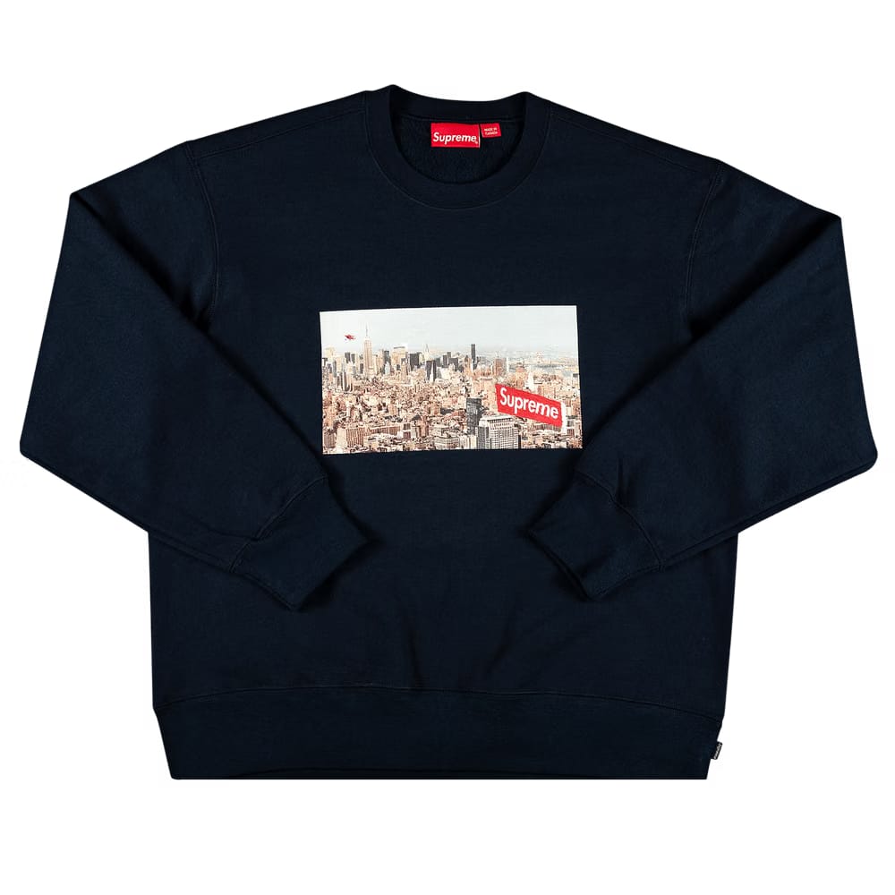 Supreme Aerial Crewneck Navy