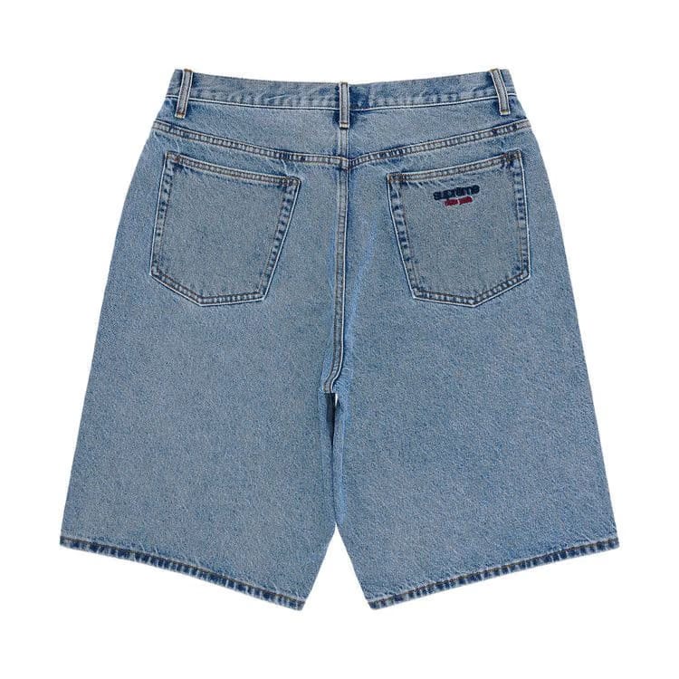Supreme Baggy Denim Shorts Washed Indigo