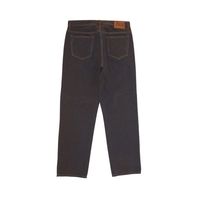 Supreme Flocked Regular Jean Gold