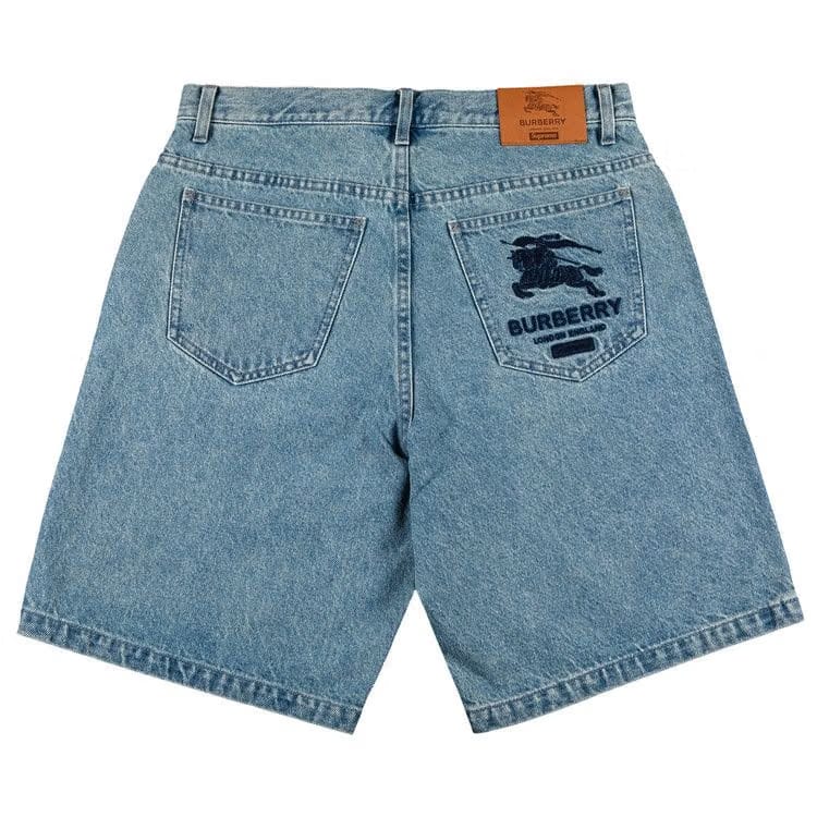 Supreme x Burberry Denim Shorts Washed Blue