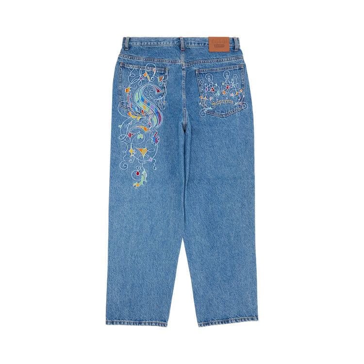 Supreme x Coogi Baggy Jean Blue