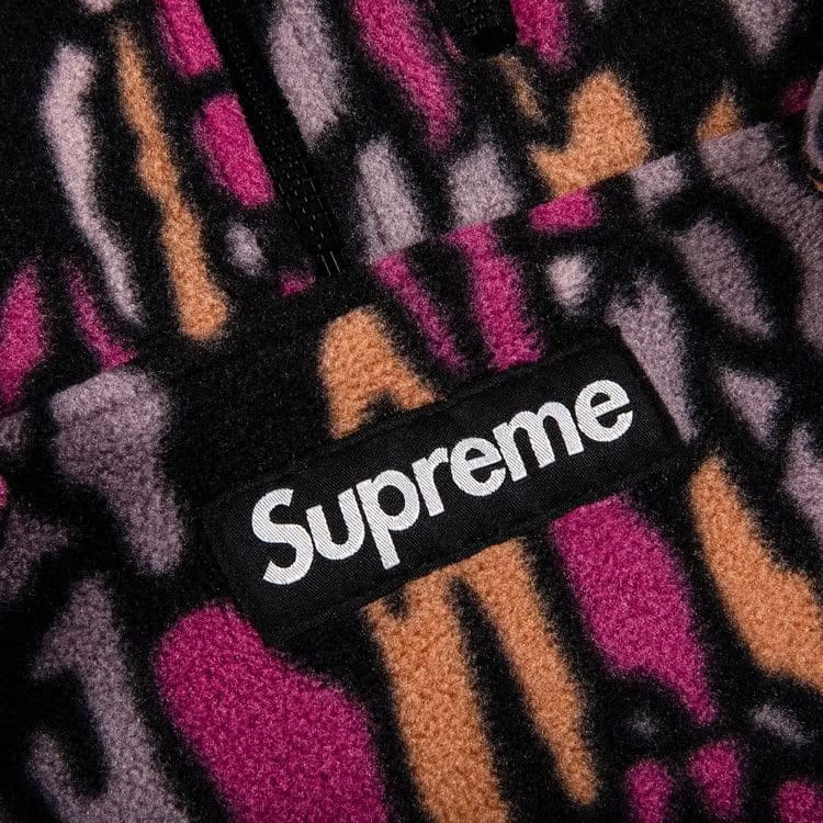 Supreme x Polartec Half Zip Pullover Purple Treebark Camo