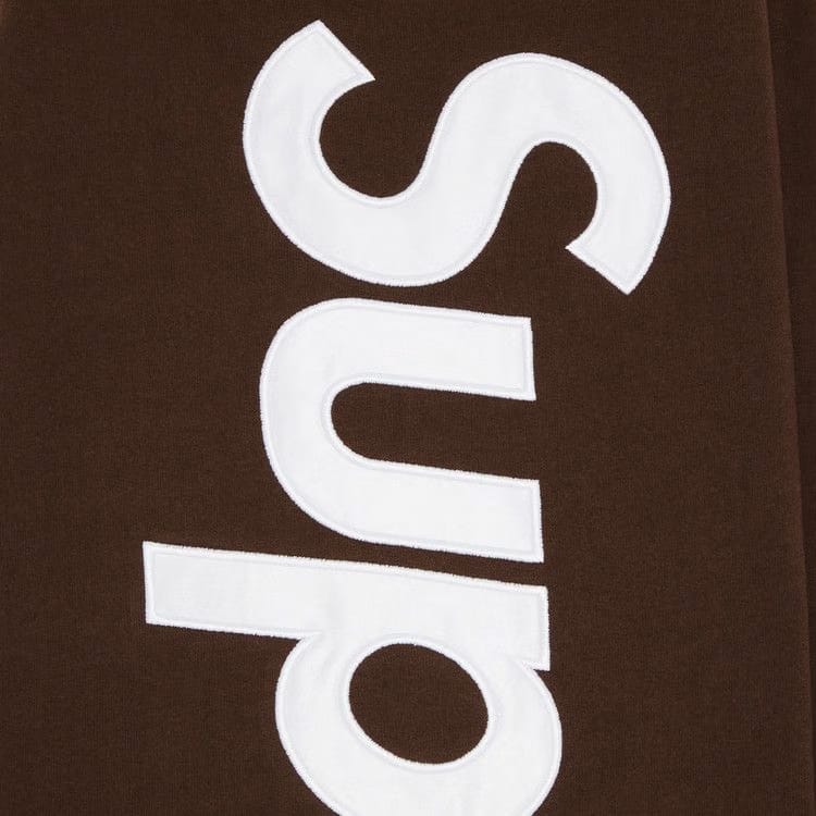 Supreme Satin Appliqué Sweatpant Brown