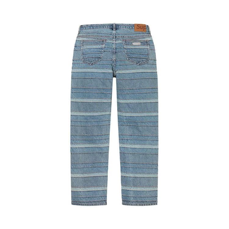 Supreme Layered Jean Washed Blue