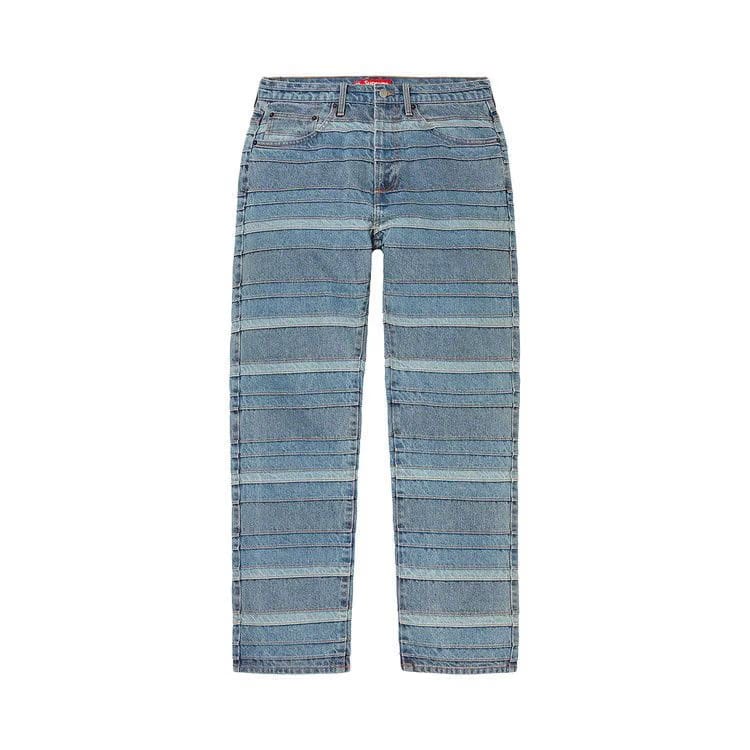 Supreme Layered Jean Washed Blue