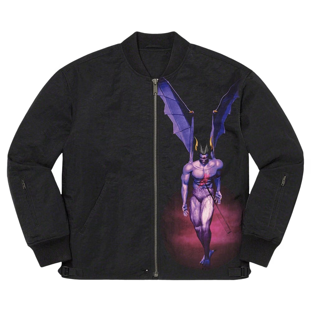 Supreme x Yohji Yamamoto x TEKKEN Nylon Bomber Jacket Black