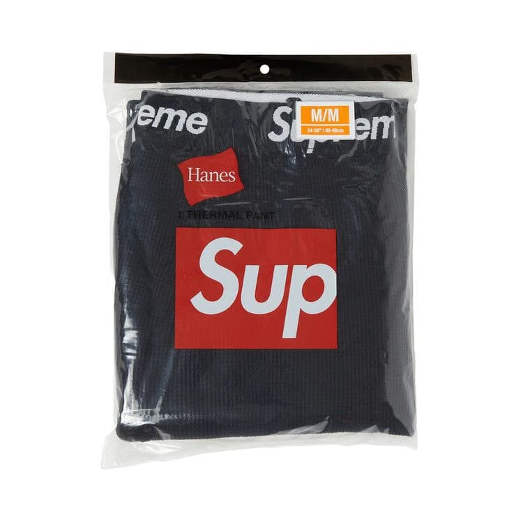 Supreme x Hanes Thermal Pant (1 Pack) Black