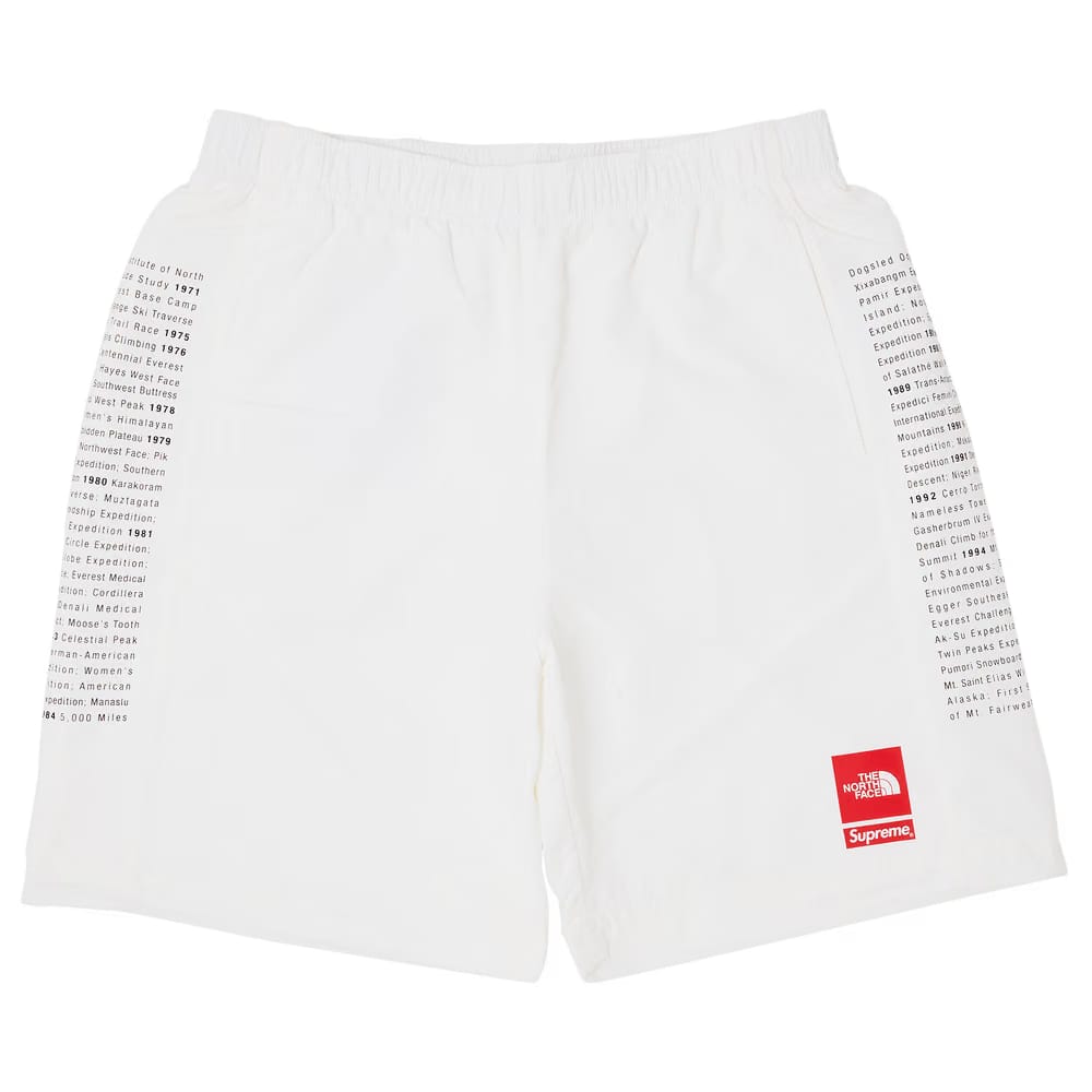 Supreme x The North Face Nylon Shorts White