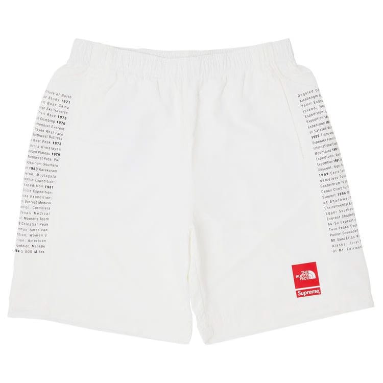 Supreme x The North Face Nylon Shorts White