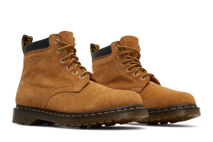 Stussy x Dr. Martens 939 Suede Ankle Boots Chestnut