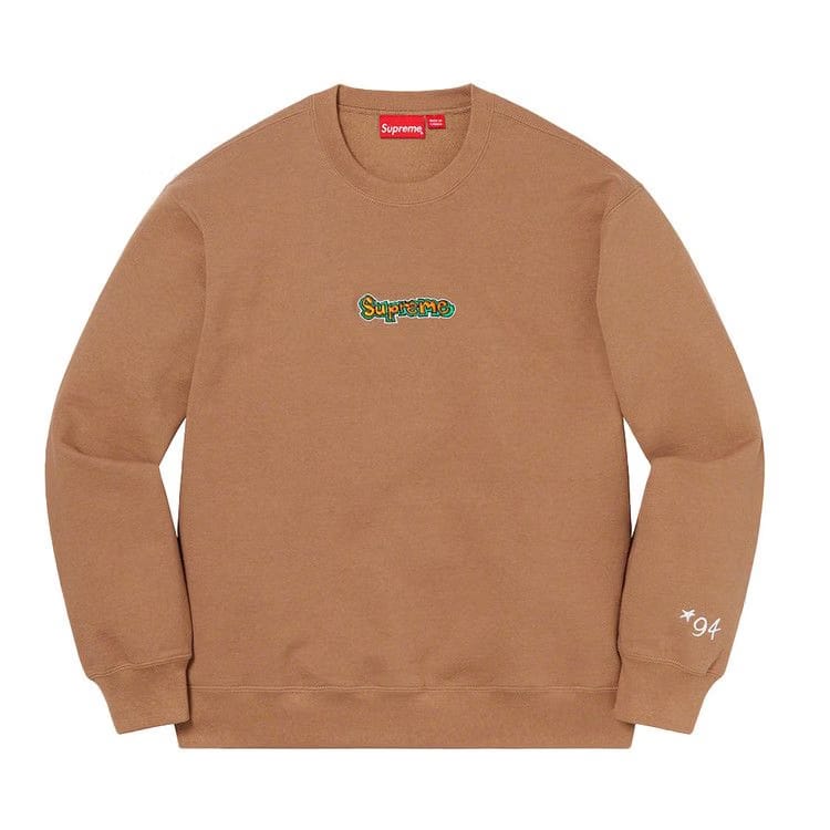 Supreme Gonz Logo Crewneck Brown