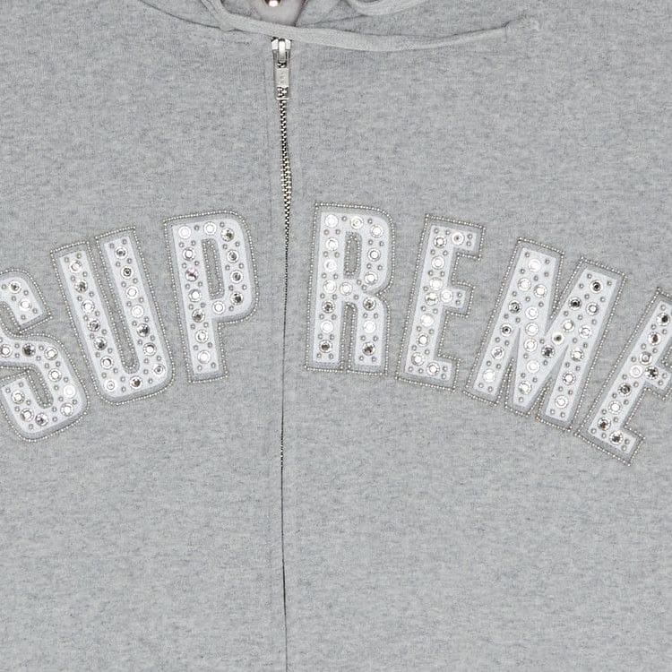 Supreme x B.B. Simon Zip Up Hoodie Heather Grey