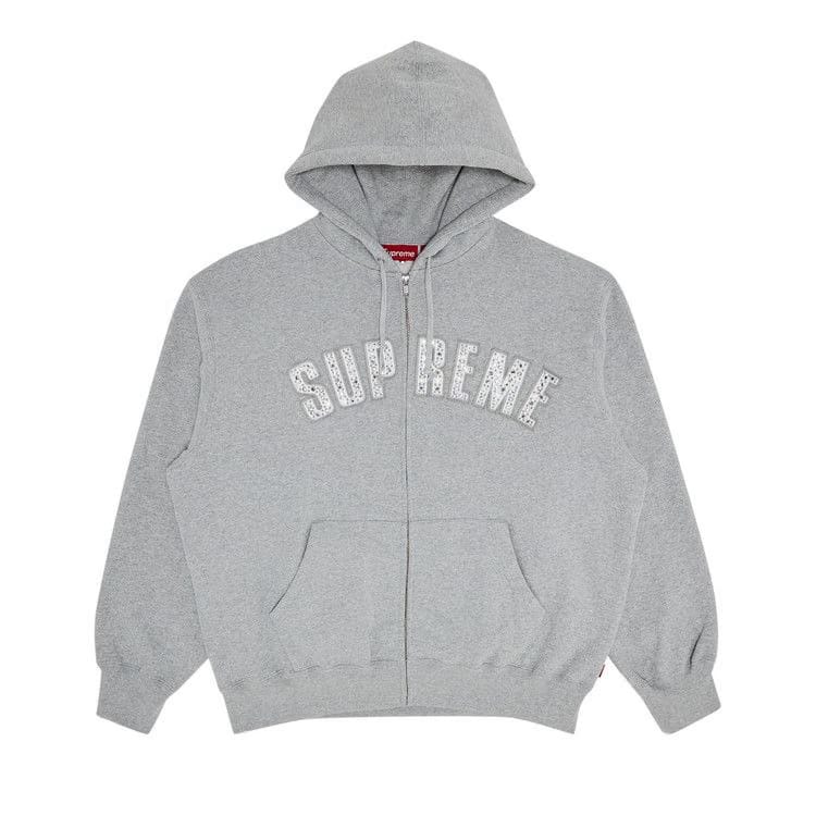 Supreme x B.B. Simon Zip Up Hoodie Heather Grey