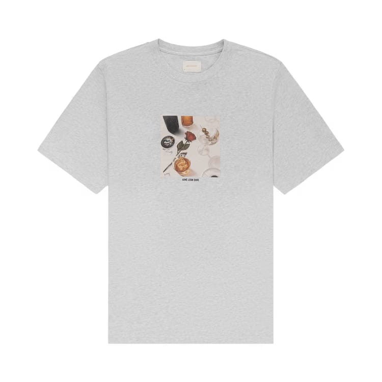 Aimé Leon Dore Dinner Scene T-Shirt Silver Mx