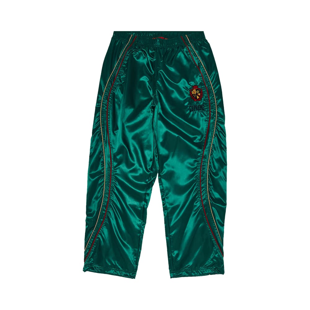 Supreme Satin Track Pant Green