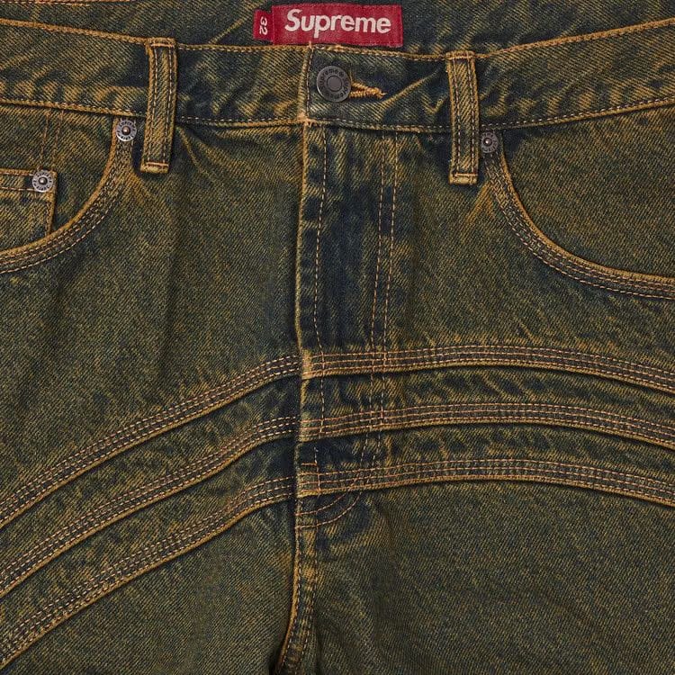 Supreme S Logo Loose Fit Jean Dirty