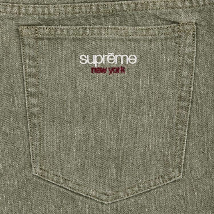Supreme Baggy Jean Olive