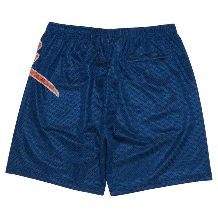 Supreme Big Script Mesh Shorts Navy