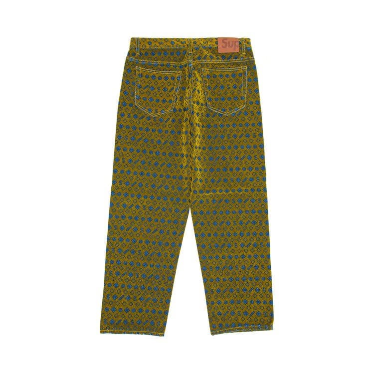 Supreme Flocked Loose Fit Jean Mustard
