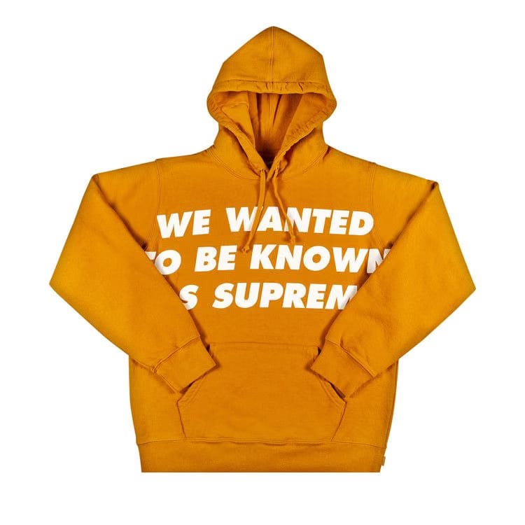 Supreme Known As Hoodie Gold