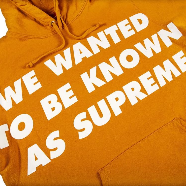 Supreme Known As Hoodie Gold