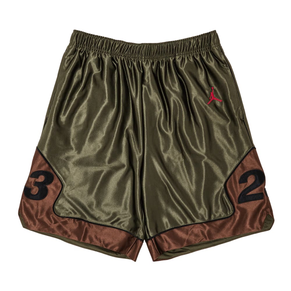 Supreme x Jordan Warm Up Shorts Olive